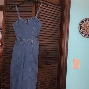 jean jumpsuit
